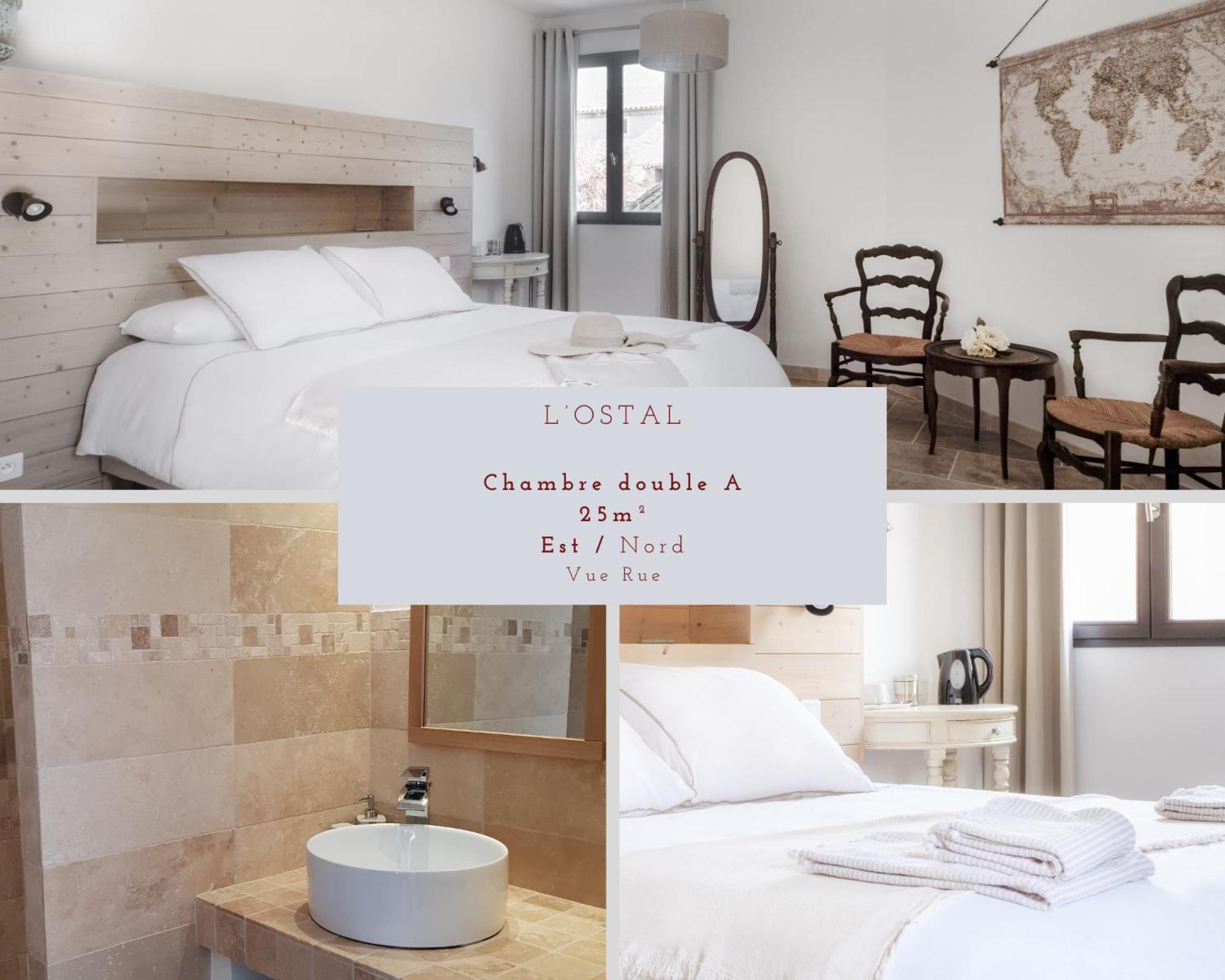 L'Ostal - Bed & Breakfast - Chambres Et Suites De 25 A 40M2 - Spa Saint-Hilaire-d'Ozilhan ภายนอก รูปภาพ
