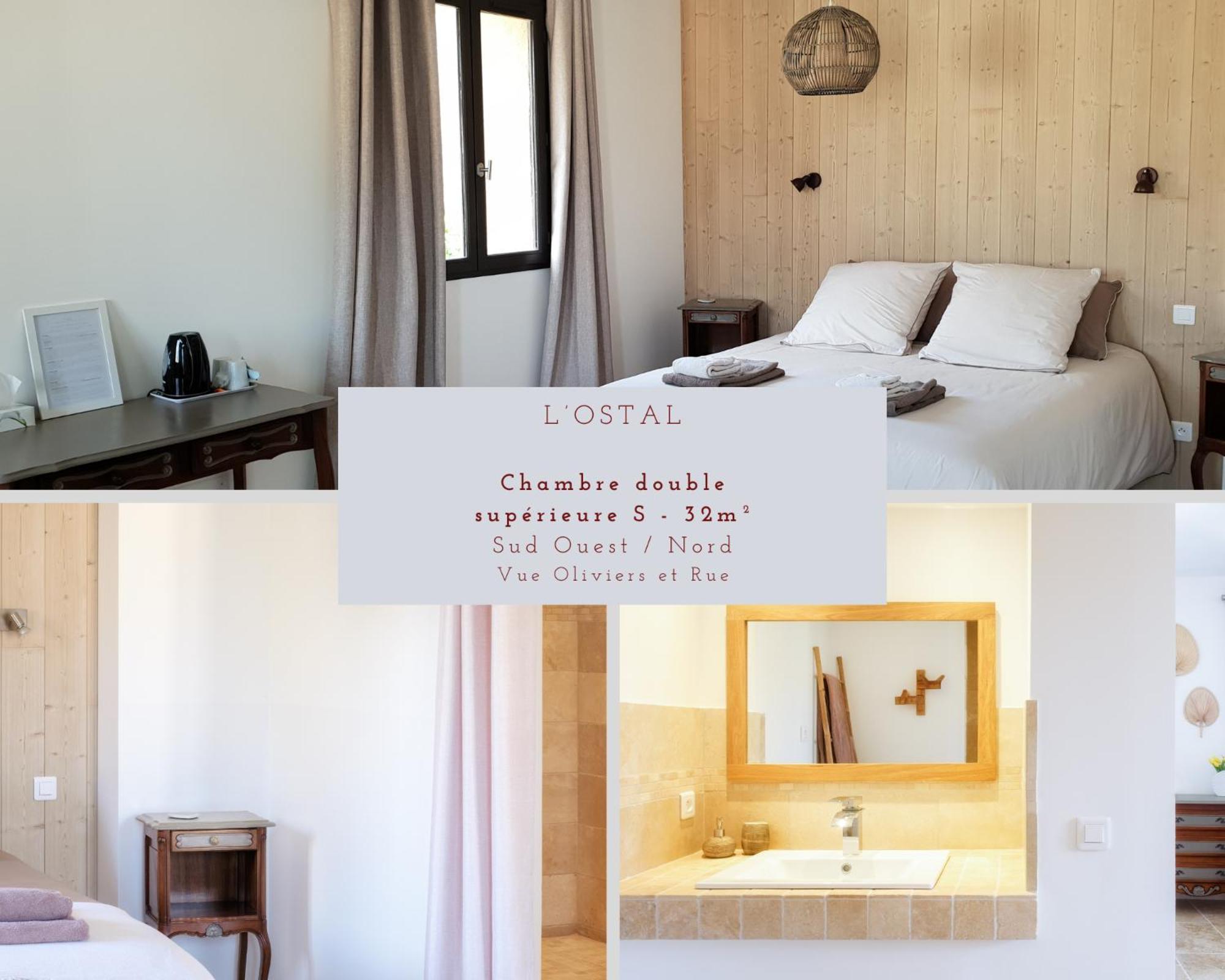 L'Ostal - Bed & Breakfast - Chambres Et Suites De 25 A 40M2 - Spa Saint-Hilaire-d'Ozilhan ภายนอก รูปภาพ